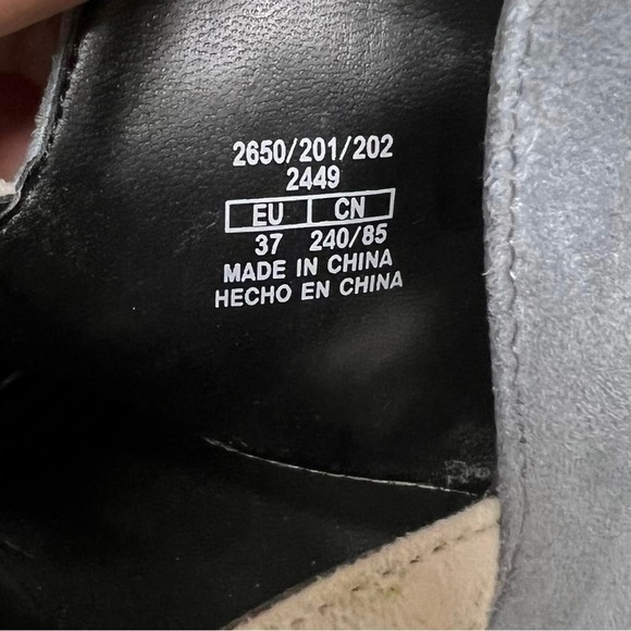 Zara Basic Collections Suede Color Block Heels Size 37 - Picture 9 of 10